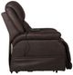 Catnapper® Haywood Chocolate Power Headrest Power Lift Lay Flat Recliner with Heat and Massage-4