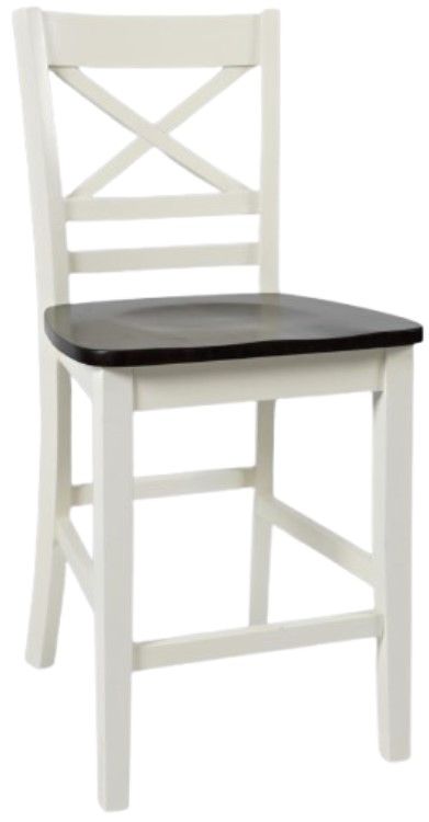 Jofran Inc. Asbury Park 3-Piece AP White/Autumn Brown Dining Set-3