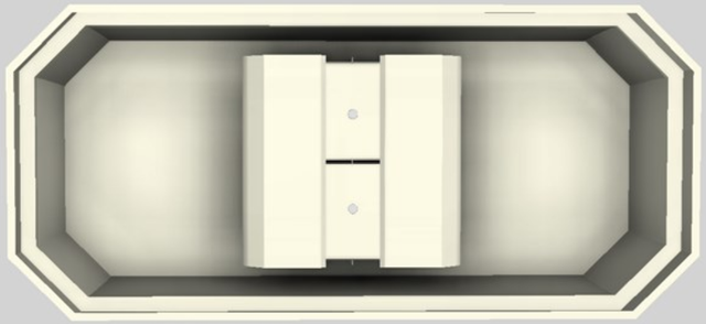 Vent-A-Hood® Designer Series 66" Biscuit Island Range Hood-2