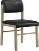 Coaster® Strouse 5-Piece Black/Natural Oak Dining Table Set-5
