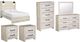 Signature Design by Ashley® Cambeck 6-Piece Whitewash Queen Panel Bed Set -0