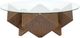 Magnussen Home® Vector Russet Brown Round Cocktail Table-3
