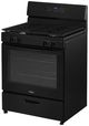 Whirlpool® 30" Black Freestanding Gas Range with Broiler Drawer-3