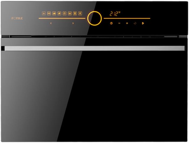 FOTILE 24" Black Single Steam Wall Oven-0
