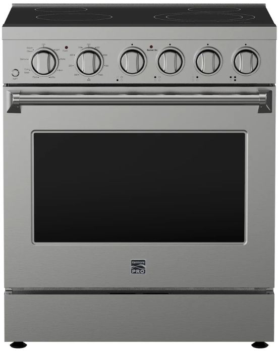 Kenmore® PRO 30" Stainless Steel Freestanding Electric Range with True Convection-0