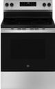 GE® 400 Series 30" Stainless Steel Freestanding Electric Range-0