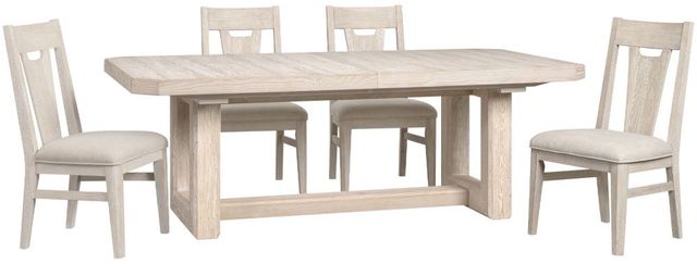 Intercon Carlson Washed Linen Dining Table-1
