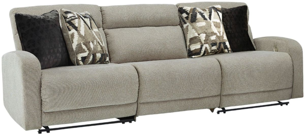 Signature Design by Ashley® Colleyville 3-Piece Stone Power Reclining Sectional
