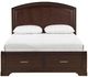 Homelegance® Hudson Cherry Eastern King Platform Storage Bed-2
