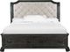 Magnussen Home® Bellamy Peppercorn California King Sleigh Storage Bed-3