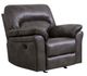 Furniture of America® Josias Dark Gray Manual Glider Recliner-0