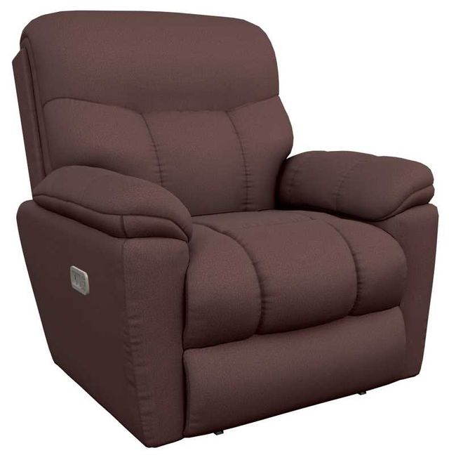 La-Z-Boy® Morrison Burgundy Power Wall Recliner with Headrest and Lumbar-0