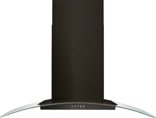 KitchenAid® 36" Black Stainless Concave Glass Wall Mount Range Hood