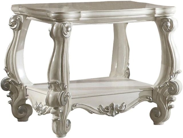 ACME Furniture Versailles Bone White End Table-0