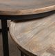 Crestview Collection Bengal Manor Traymore Brown Nesting Cocktail Table Set with Black Base -3
