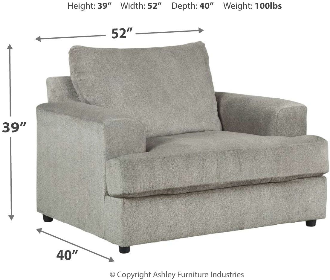 Signature Design by Ashley Parklynn 4890223 Chair and a Half