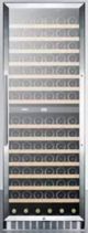 Summit® 24" Black/Stainless Steel Built-In Wine Cellar-1