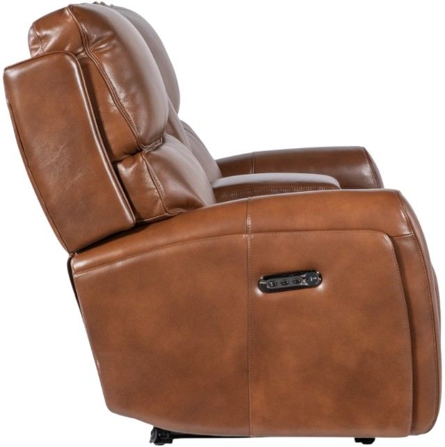 Hooker® Furniture MS Crosby Giotto Power Reclining Loveseat with Power Headrest and Lumbar-3