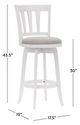 HH2 Home Presque White Swivel Bar Stool-1