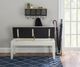 Powell® Jane Honey Brown/Vanilla White Storage Bench-2