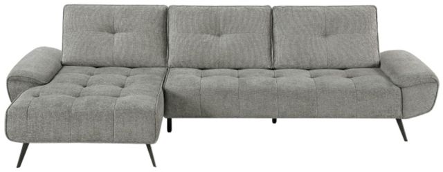 Homelegance® Dominic 2-Piece Dove Gray Left-Arm Facing Sectional and Chaise-0