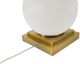A & B Home Gold/White Globe Table Lamp-5