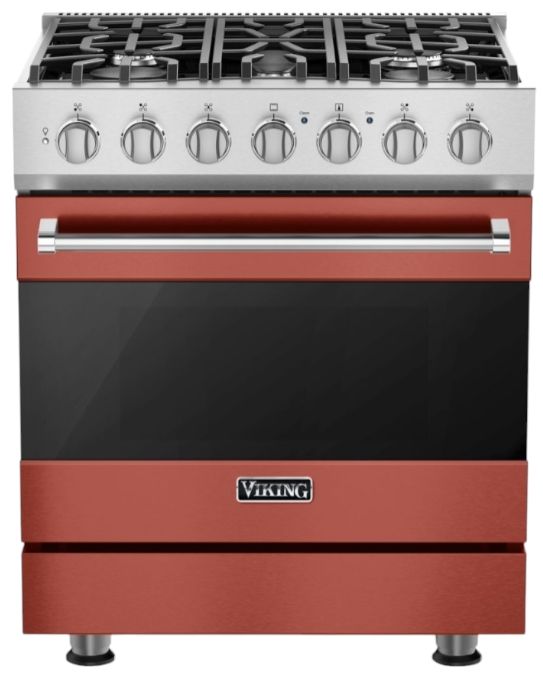 Viking® 3 Series 30" Spiced Cider Pro Style Dual Fuel Range-0