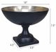 A & B Home Black/Gold Round Footed Bowl-1