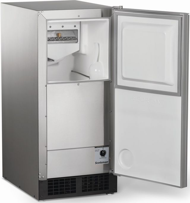 Scotsman® 15" 30 lb. Legacy Gourmet Cuber Stainless Steel Ice Maker-3