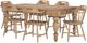 Legacy Classic Vintage Market 7-Piece Barnwood Oak Dining Set-0