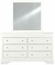 Global Furniture USA Pompei 4-Piece White Youth Twin Bedroom Set-2