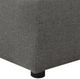 Elements International Cloud 9 Charcoal Ottoman-2