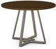 Amisco Customizable Dirk Dining Table with 42" Walnut Veneer Top-0