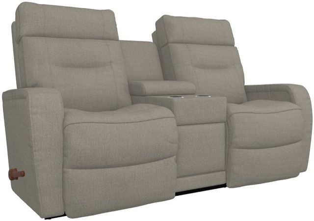 La-Z-Boy® Baron Flint Manual Wall Reclining Loveseat with Console-0