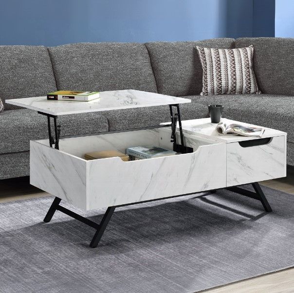 ACME Furniture Throm White Lift-Top Coffee Table-4