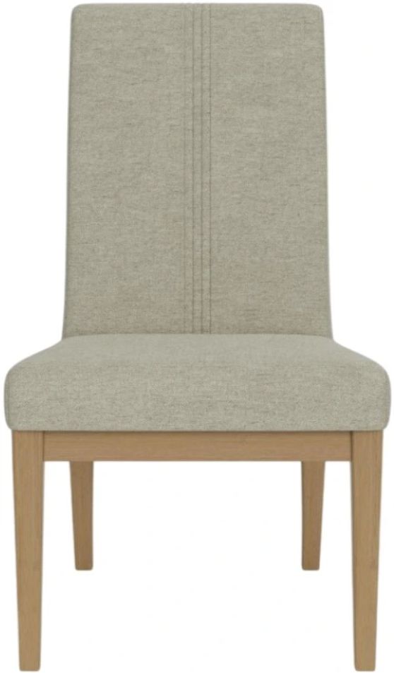 Riverside Furniture Davie Beige/Pale Oak Upholstered Dining Side Chair-2