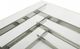 VIG Furniture Modrest Upton Clear/Stainless Steel Modern Square Coffee Table-2
