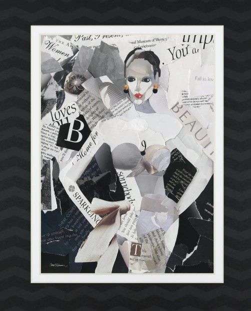 Classy Art Fashion Mosaic I by Carol Robinson Wall Art-2