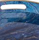 A & B Home 2-Piece Blue Circular Tray Set-2