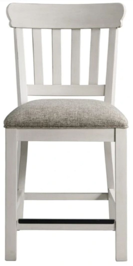 Intercon Drake French Oak/Rustic Gray Slat Counter Stool-2