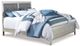 Signature Design by Ashley® Olivet 5-Piece Silver Queen Panel Bed Set-3