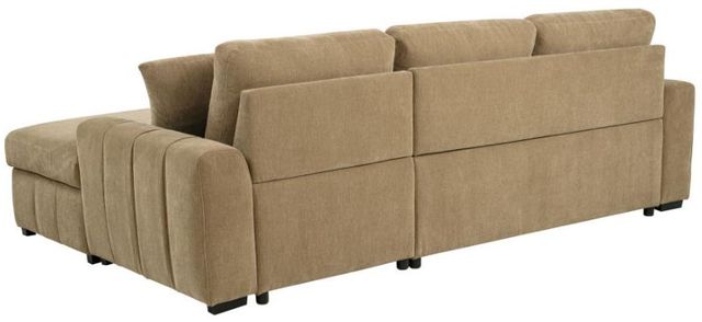 Coaster® Pastrana 2-Piece Camel Right-Arm Facing Sleeper Sectional and Chaise-3
