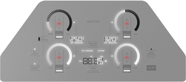Monogram 30" Silver Induction Cooktop-1