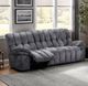 Furniture of America® Hieronymus Dark Gray Manual Sofa-1