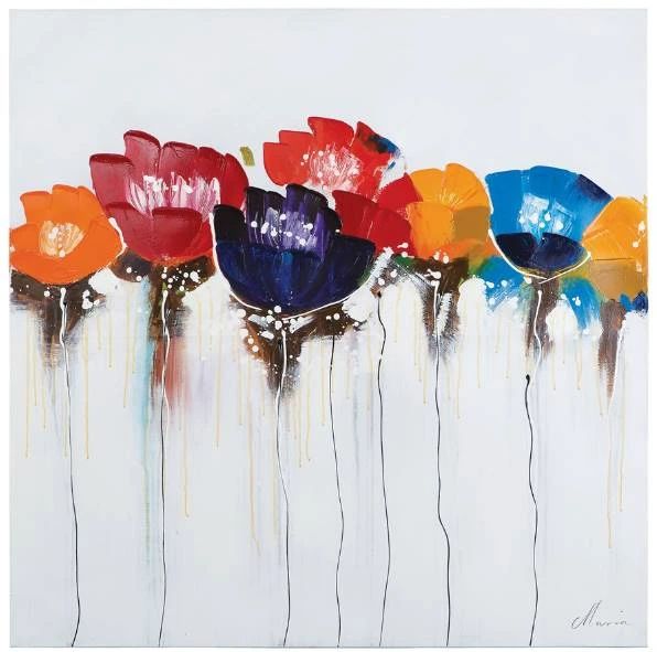 YHD Jeweled Poppies I Wall Art-0