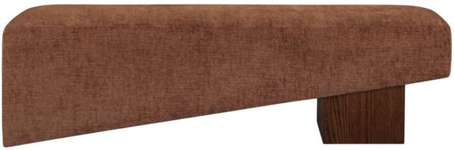 Meridian Furniture Alora Cognac/Walnut Upholstered Bench-1