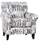 Furniture of America® Verne Gray/Ivory Accent Chair-0