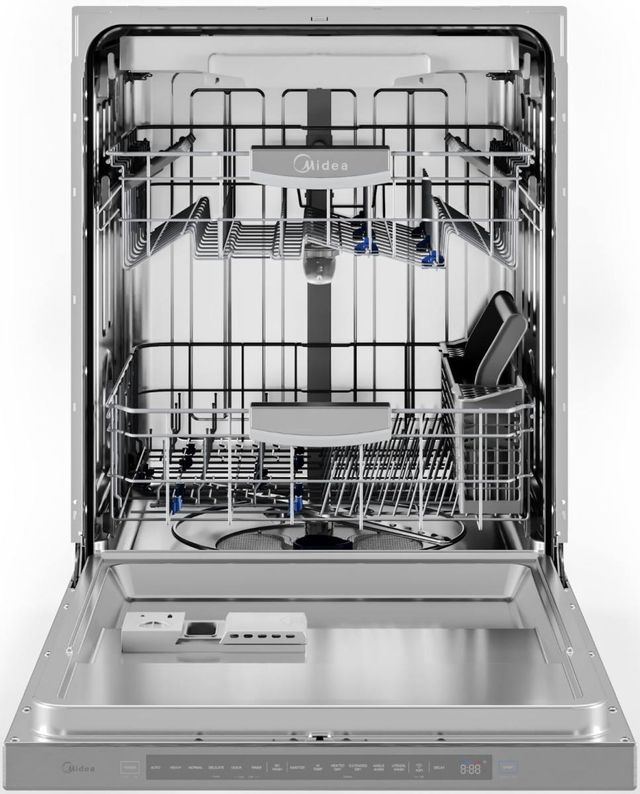 Midea® 24" Anti-Fingerprint Stainless Steel Built In Dishwasher-1