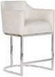 Vanguard® Furniture Vanguard Ian Index Porcelain/Polished Nickel Counter Stool-0