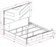 Global Furniture USA Optimus Black/Brown King Panel Bed-2